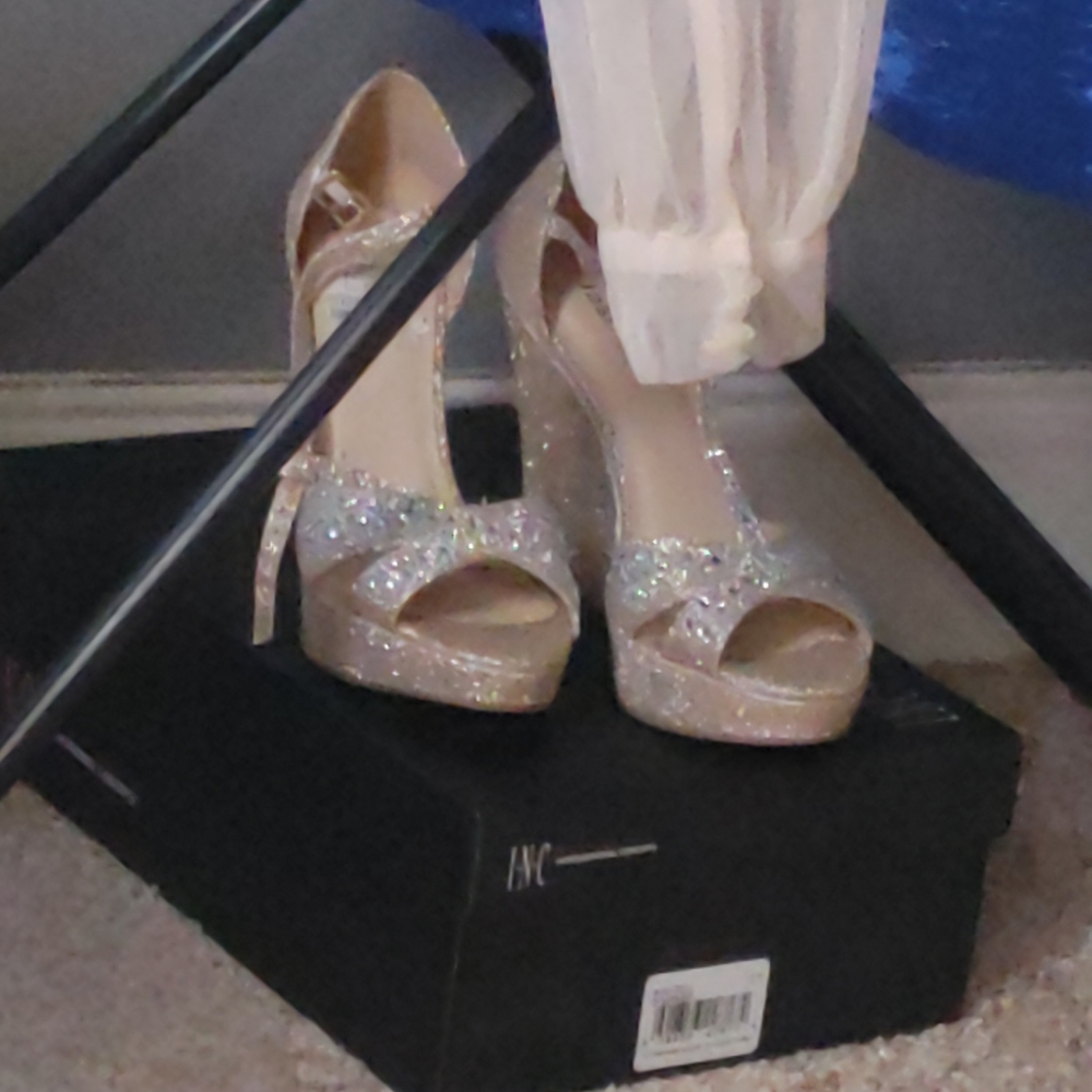 Sparkly wedges